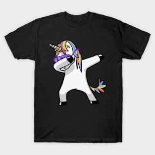 Dabbing Unicorn Casual T-Shirt